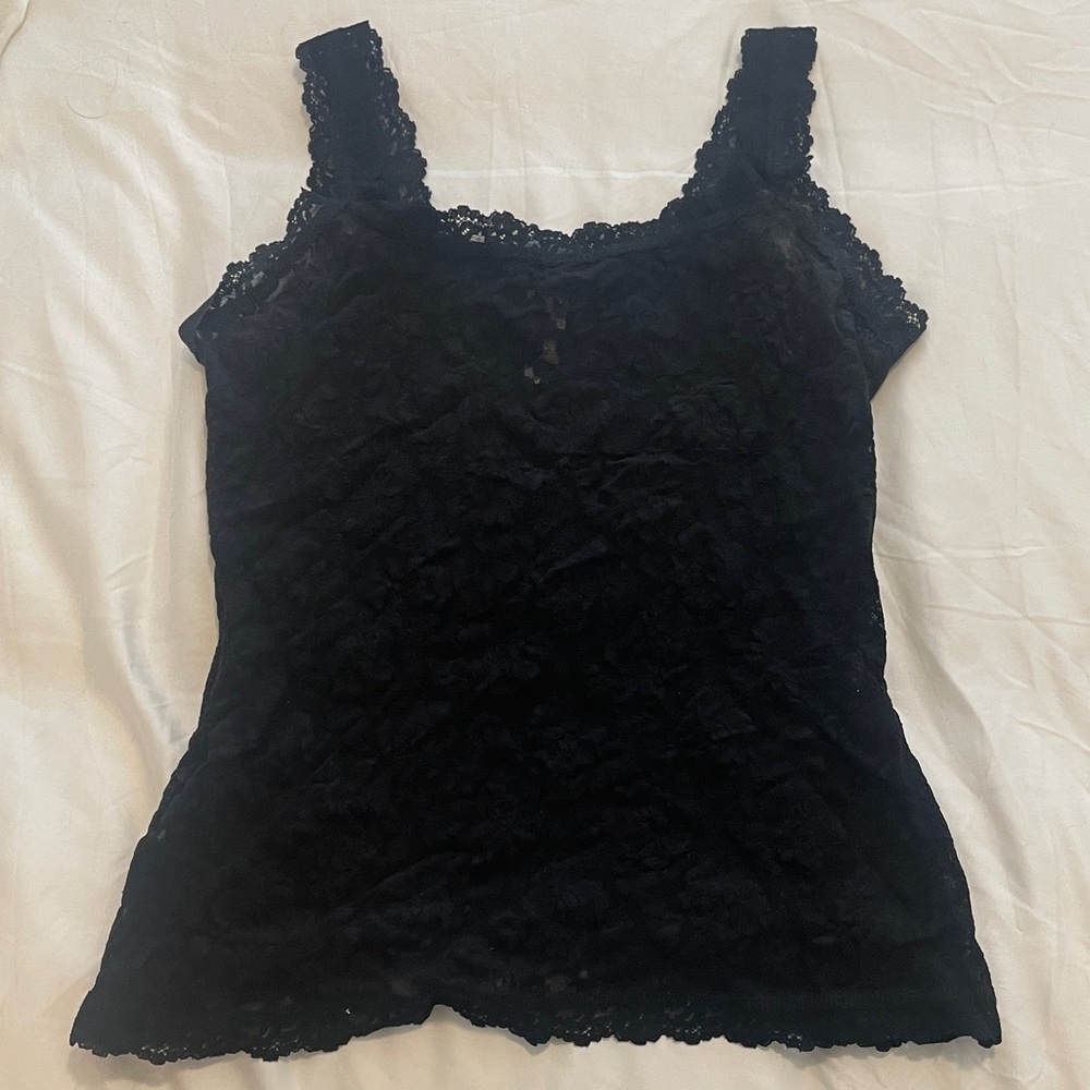 Hanky Panky Black Lace Camisole